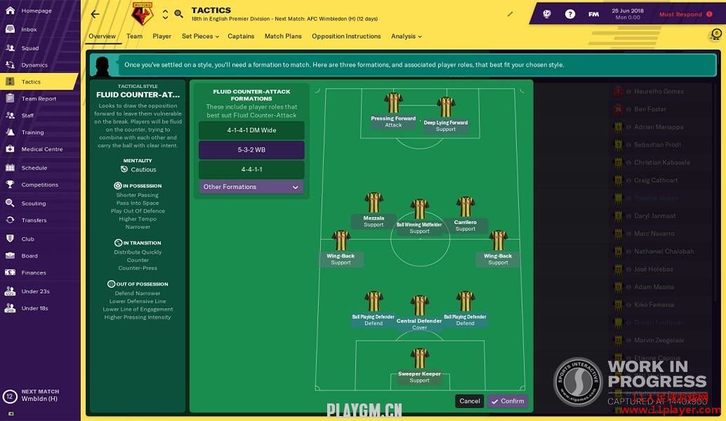 FM2019 - 11人足球网